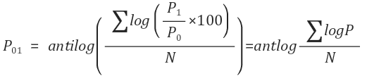 Simple Average of Price Relative2